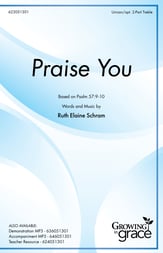 Praise You Unison choral sheet music cover